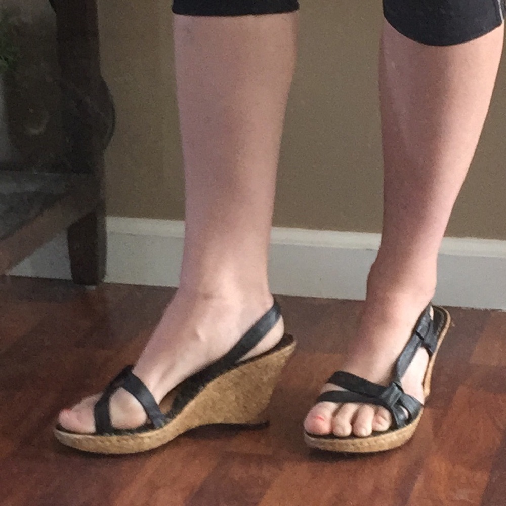 Børn sandal with wedge heel